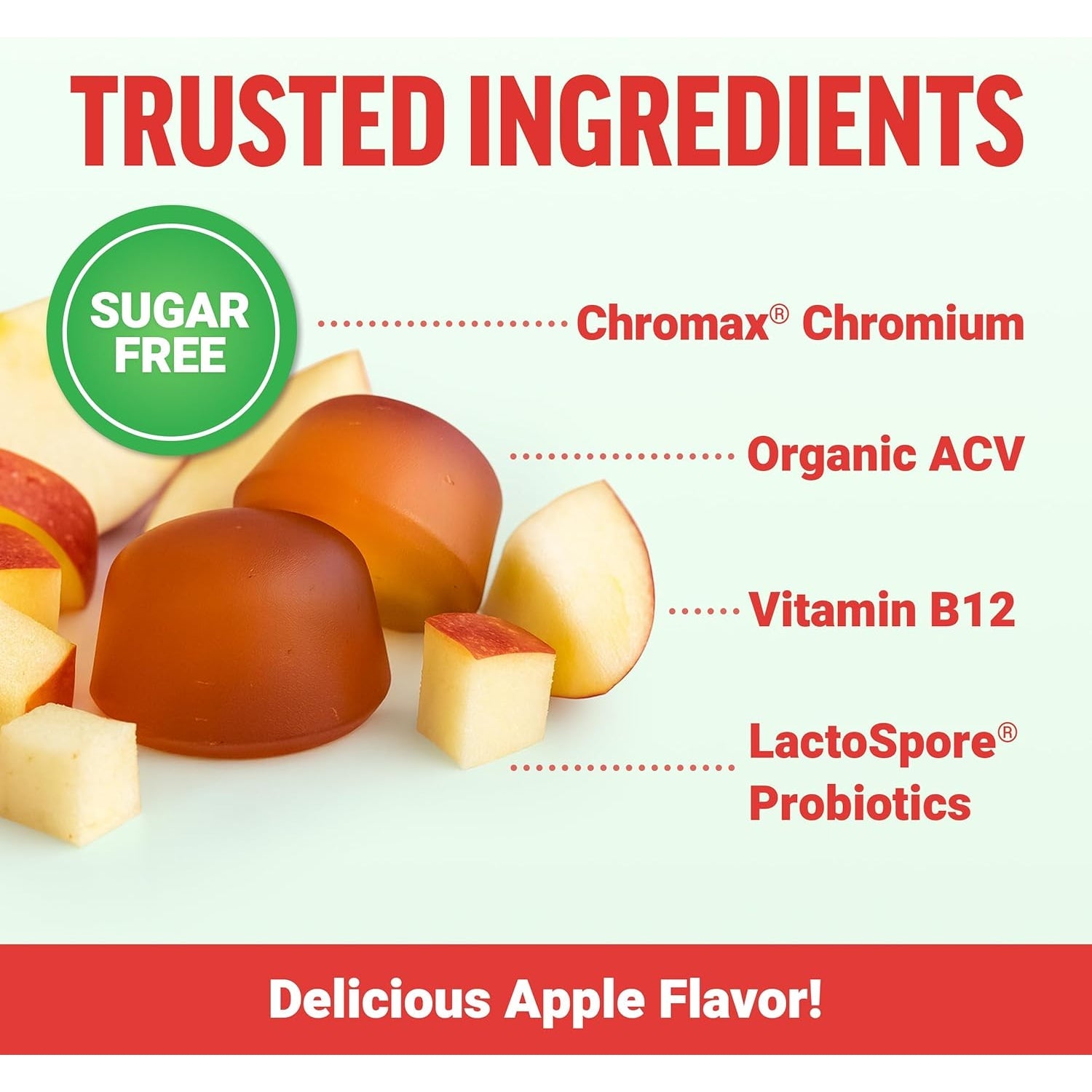 Force Factor Probioslim Keto ACV Metabolism Gummies, Organic Apple Cider Vinegar, Lactospore Probiotics & Prebiotics to Support Digestion, Lean Body Mass, & Immune Health, Apple Flavor, 1 Carb, 120Ct
