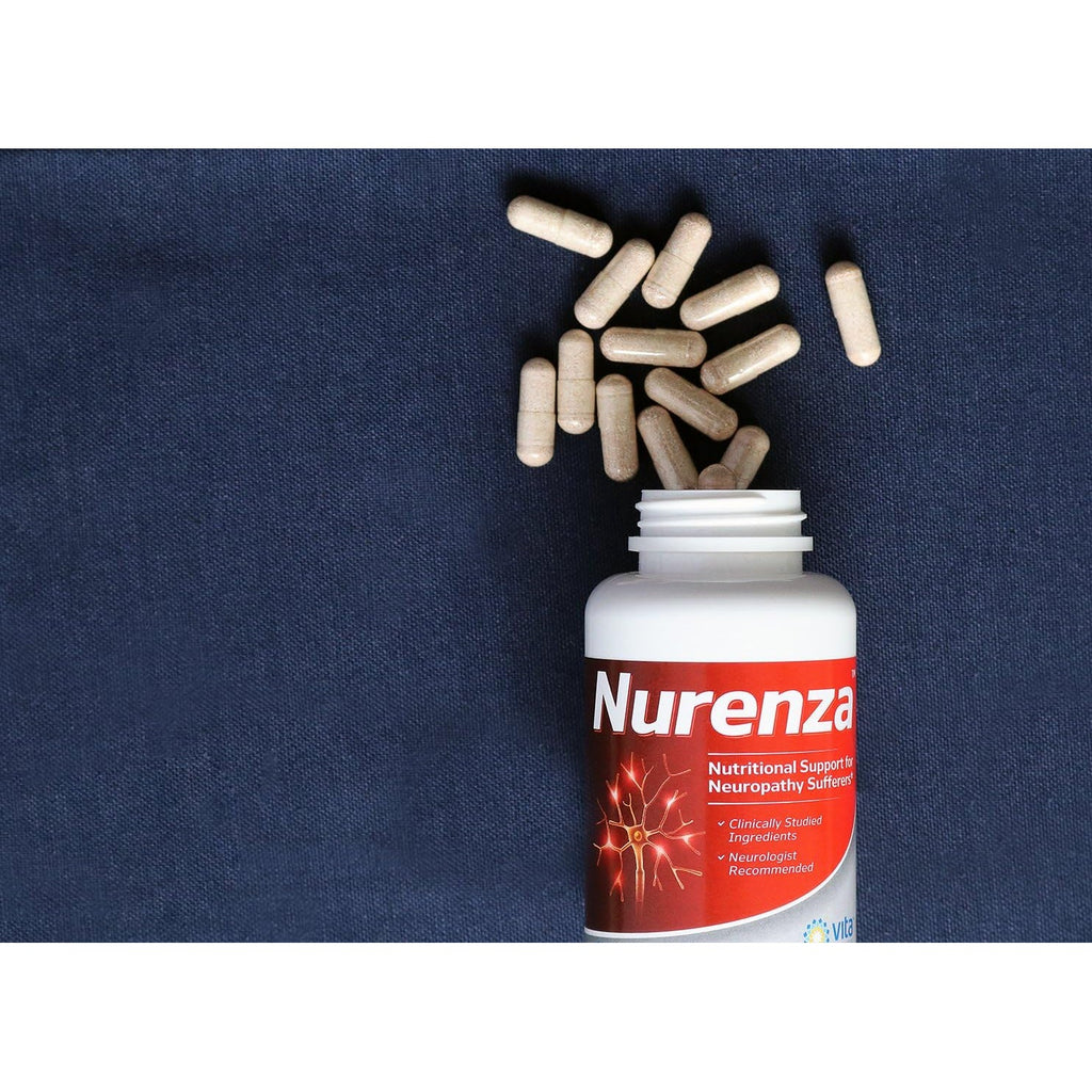 Vita Sciences Nurenza Neuropathy Relief Supplement 40X Strength Natural R-ALA Form for Nerve Health, Fast Repair W/Vitamins, Antioxidants Revitalizing Feet, Hands, Legs, and Toes. 60 Ct.