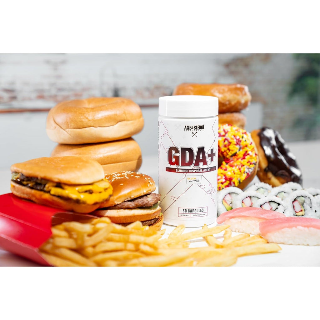 Axe & Sledge GDA+ Glucose Disposal Agent | Supports Nutrient Absorption, Stable Blood Glucose, and Muscle Glycogen Replenishment | 30 Servings