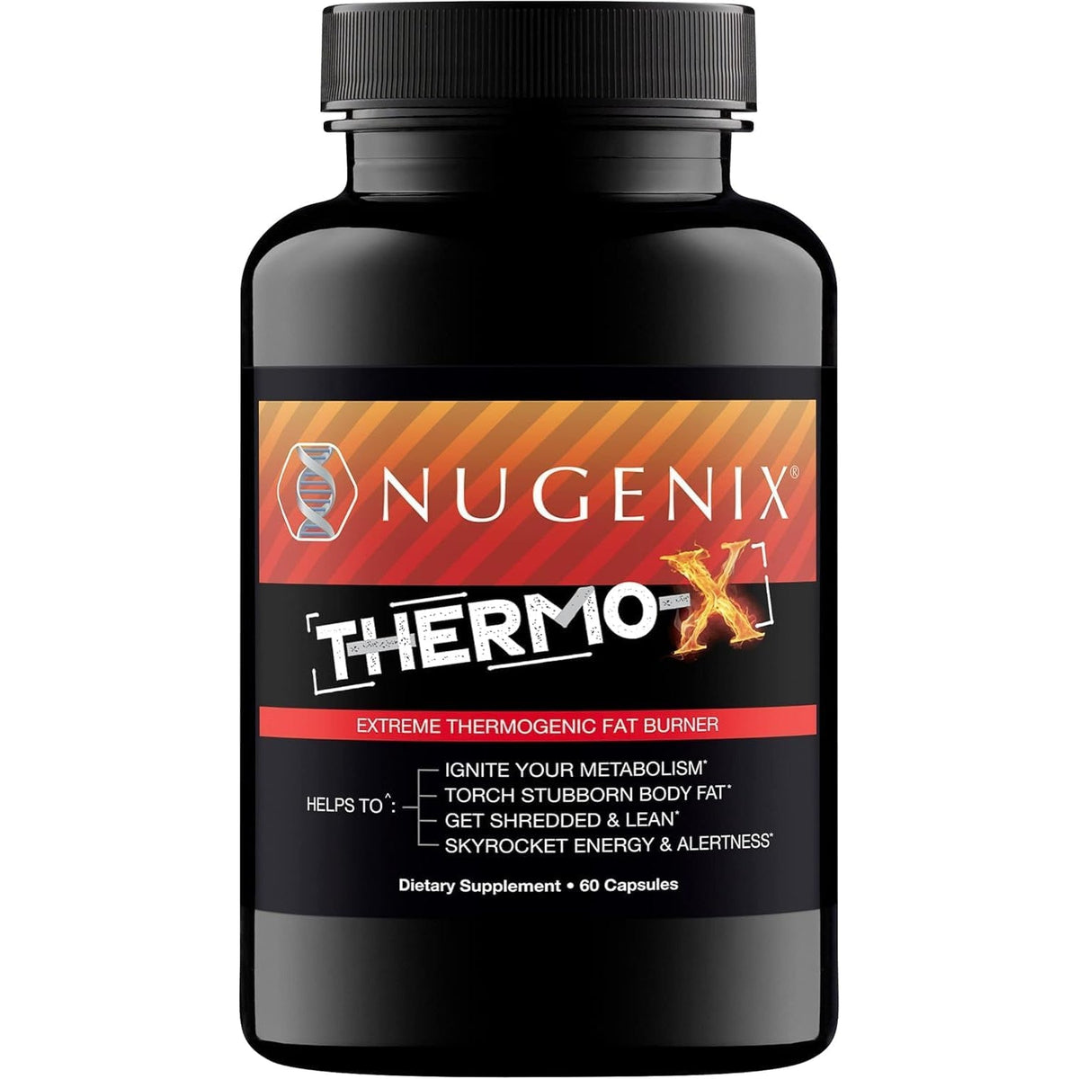 Nugenix Thermo-X: Thermogenic Fat Burner Supplement for Men, Extreme Metabolic Accelerator, 60 Count