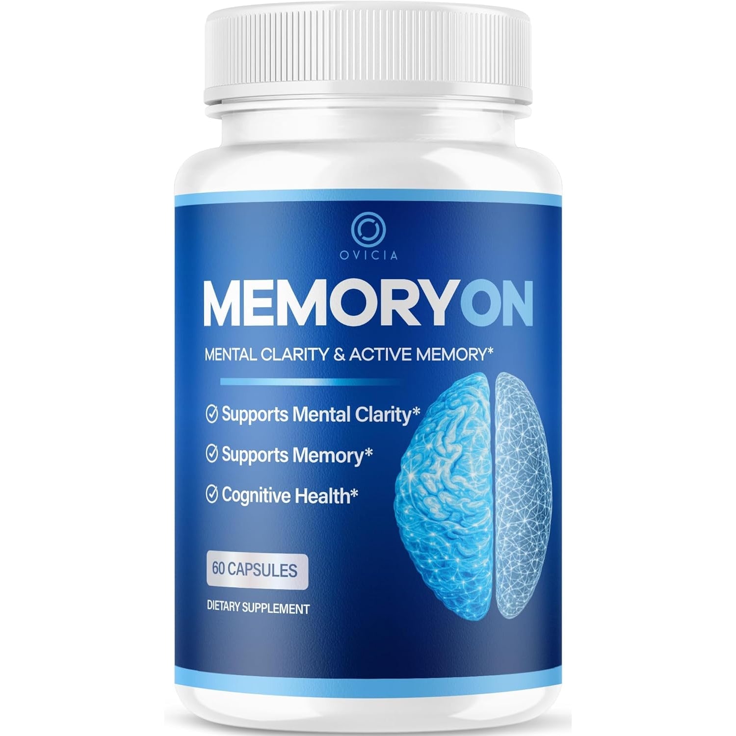 Memoryon - Memoryon Capsules Brain Advanced Formula Support Daily Pills Memory All Natural Ingredients Maximum Strength, Vitamins for Health and General Wellness, 60 Capsules for 1 Months