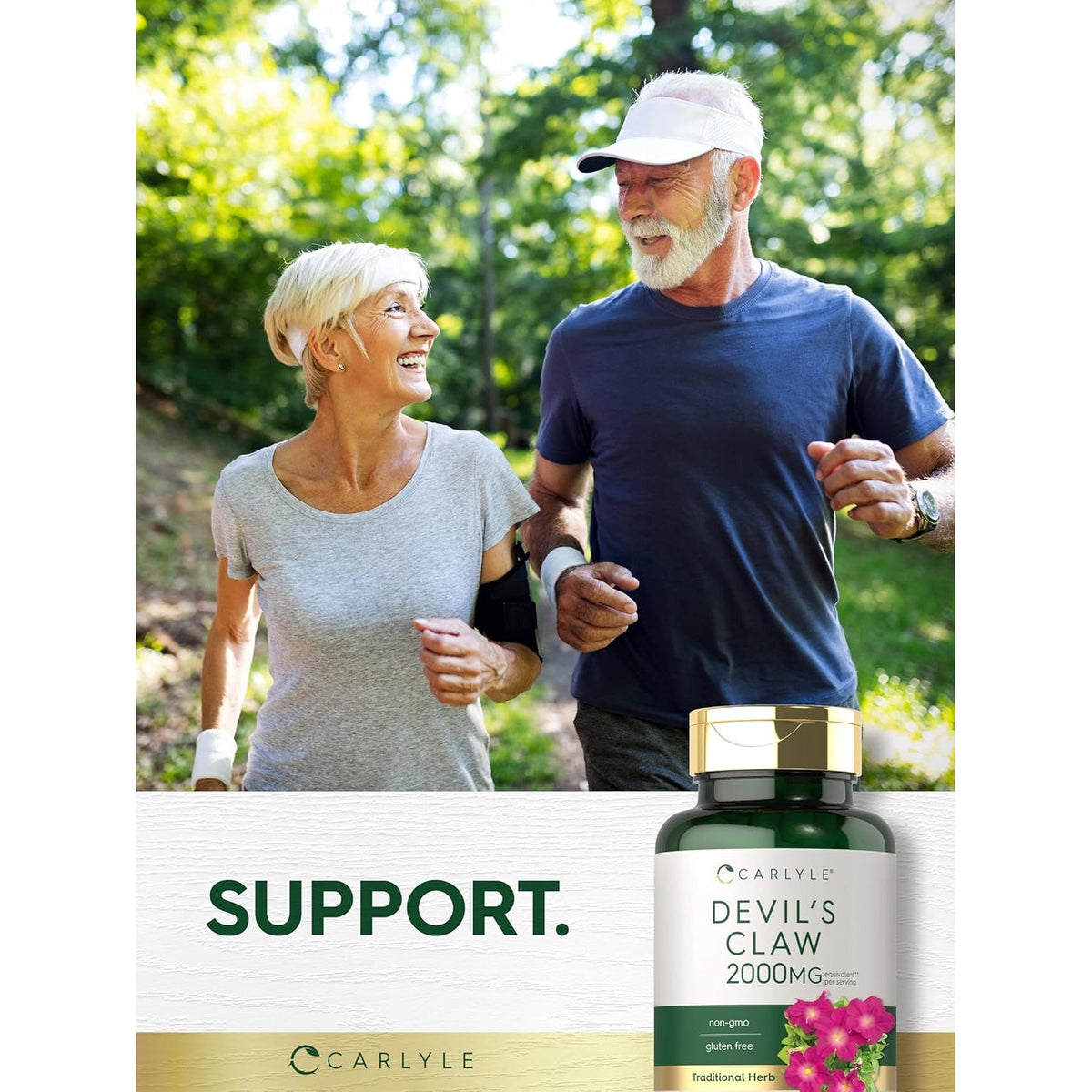 Carlyle Devils Claw Herbal Supplement | 200 Capsules | Non-Gmo & Gluten Free Formula