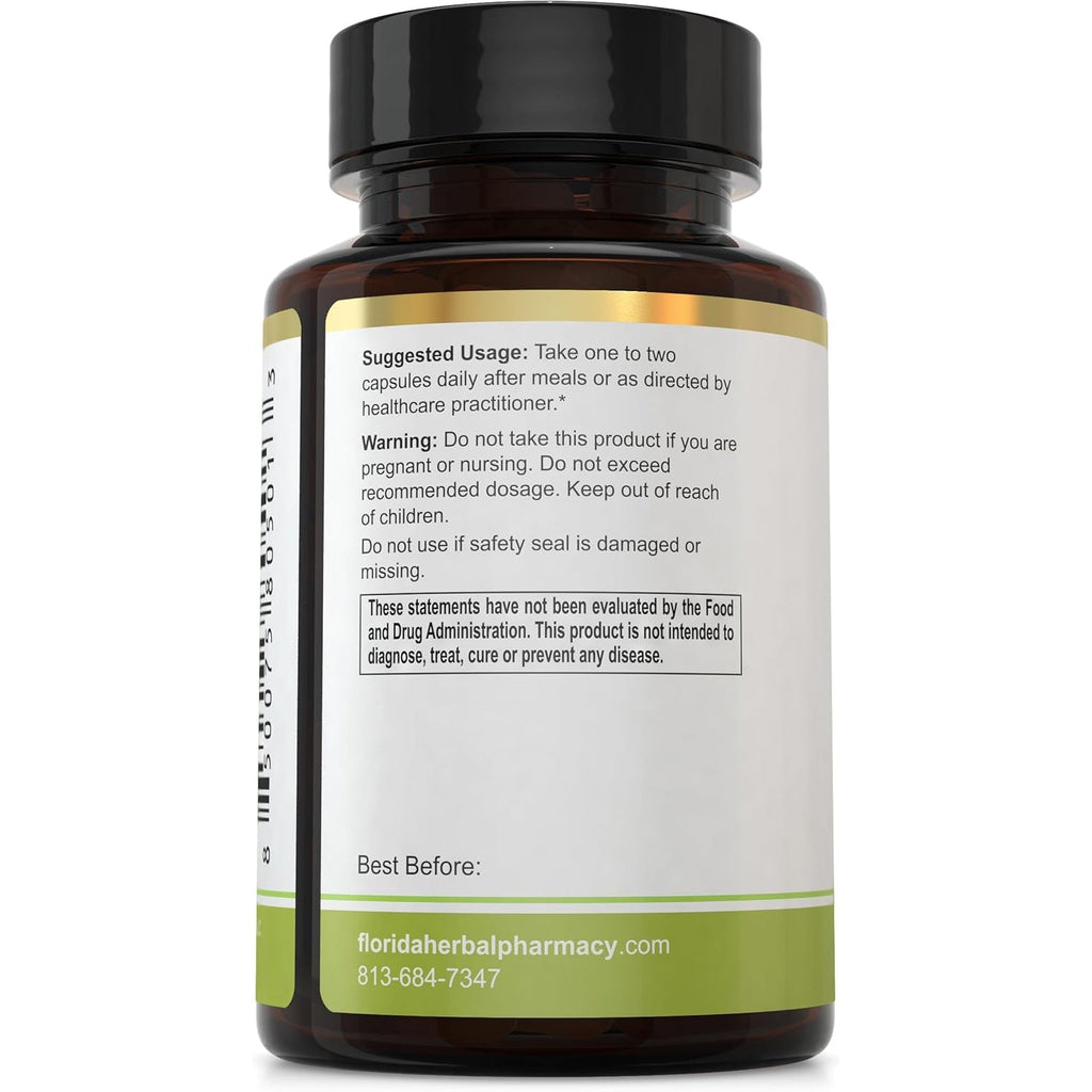 Florida Herbal Pharmacy, Kiwi Fruit Extract Supplement Capsules 10:1 (120 Capsules) Two Months Supply