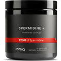 Toniiq 22Mg Ultra Concentrated Spermidine Supplement -Spermidine Supplements for Men and Women - Rice Germ Extract and Trihydrochloride Complex Blend - 60 Vegetarian Capsules - 30 Servings