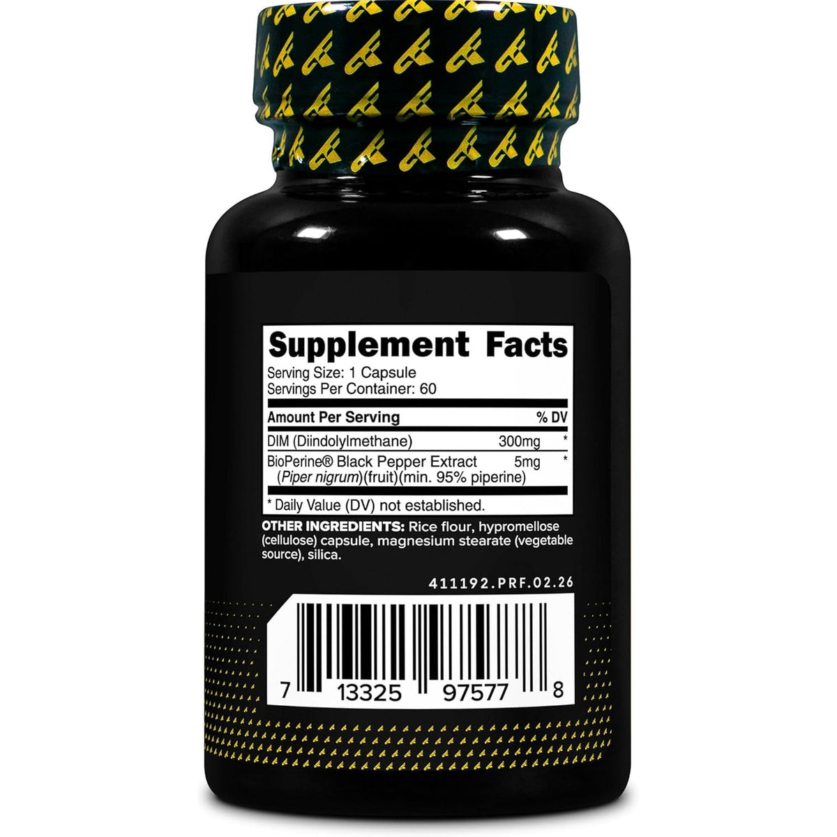 Primaforce DIM Supplement (Diindolylmethane) 300Mg, 60 Vegetarian Capsules - with Bioperine Black Pepper Extract for Enhanced Absorption, GMO Free, Gluten Free