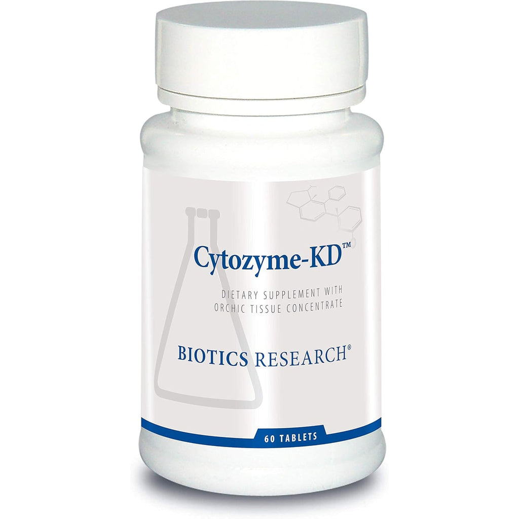 Biotics Research Cytozyme KD Neonatal Kidney, Supports Renal Health, Heart Health, SOD, Catalase, Potent Antioxidant Activity, 60 Tablets