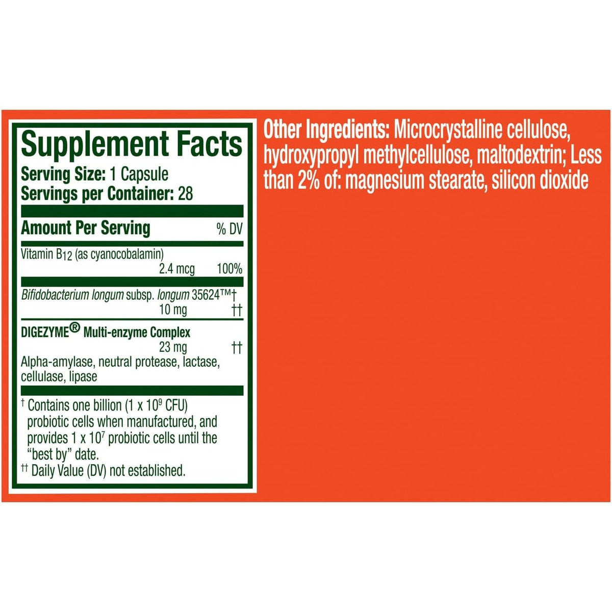 Align Probiotic Bloating Relief + Food Digestion, Probiotics for Women and Men, #1 Doctor Recommended Brand‡, Promotes Digestive Health and Helps Support the Metabolism of Food*, 28 Capsules
