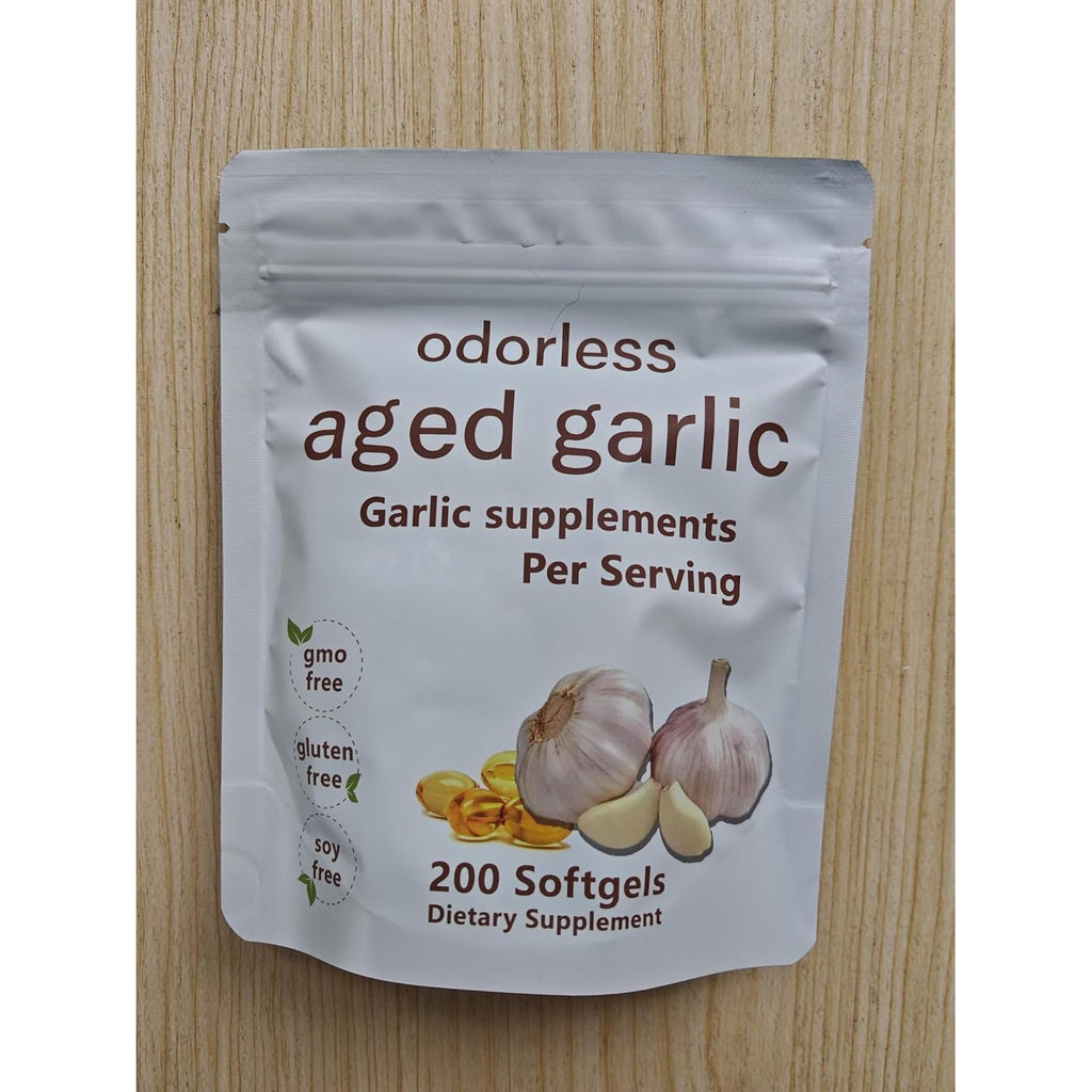 Primus Aged Garlic Extract Odorless –200 Softgels | Organic, Non-Gmo, Gluten-Free | Daily Immune for Adults(1Pcs)