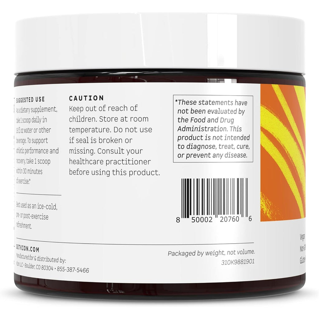 Kion Aminos Essential Amino Acids Powder - Amino Acid Nutritional Supplements, Aminos Powder, Essential Amino Energy No Caffeine, Eaas Amino Acids Powder, BCAA EAA - 30 Servings, Mango