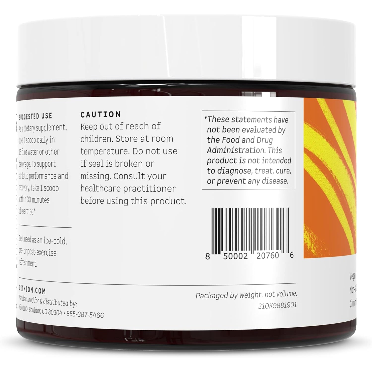 Kion Aminos Essential Amino Acids Powder - Amino Acid Nutritional Supplements, Aminos Powder, Essential Amino Energy No Caffeine, Eaas Amino Acids Powder, BCAA EAA - 30 Servings, Mango