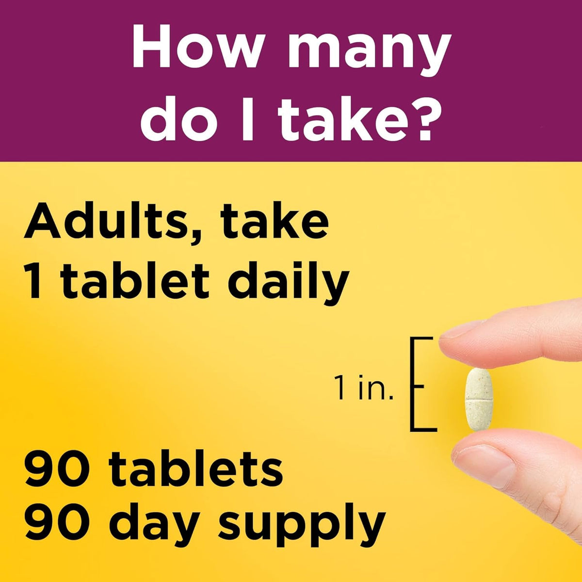 Nature Made Multivitamin for Women 50+ No Iron, Multivitamins for Women 50 Plus, Daily Nutritional Support, Nature Made Multi Vitamins, 90 Tablets, 90 Day Supply
