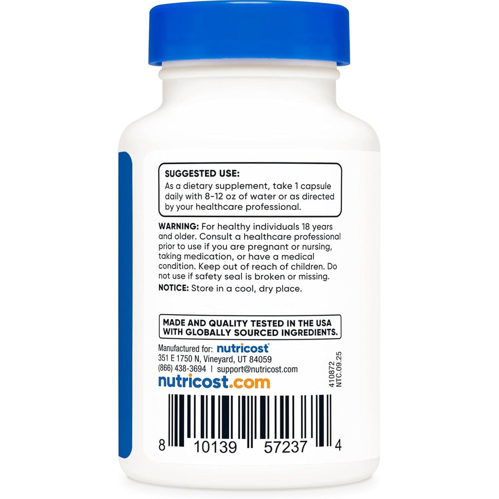 Nutricost Dihydroberberine Capsules (100Mg, 60 Capsules) - More Bioavailable Metabolite of Berberine