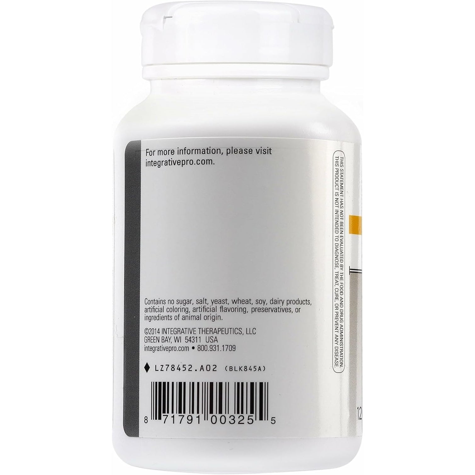 Integrative Therapeutics Fiber Formula - Colon Support Supplement for Healthy Digestion* - Good Source of Dietary Fiber for Gut Health Support* - Dairy-Free & Vegan - 120 Capsules (24 Servings)