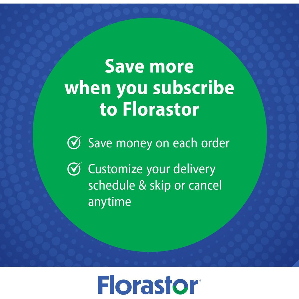 Florastor Advanced Gas and Bloat Probiotic, Digestive Enzymes and Botanicals, plus Probiotics for Digestive Health, 30 Capsules (Pack of 2)