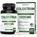 Colostrum Supplement (120 Count) 1000Mg per Serving (Bovine Colostrum Capsules from First Milking Only, Std. to Contain 20% Igg Immunoglobulins) - Grass Fed, No Fillers, Third Party Tested - USA Made