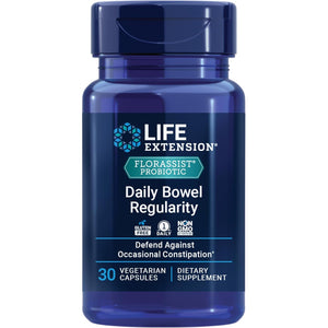 Life Extension FLORASSIST Daily Bowel Regularity – Bifidobacterium Lactis HN019 – Clinically Studied Probiotic for Occasional Constipation – Gluten-Free, Non-Gmo – 30 Vegetarian Capsules