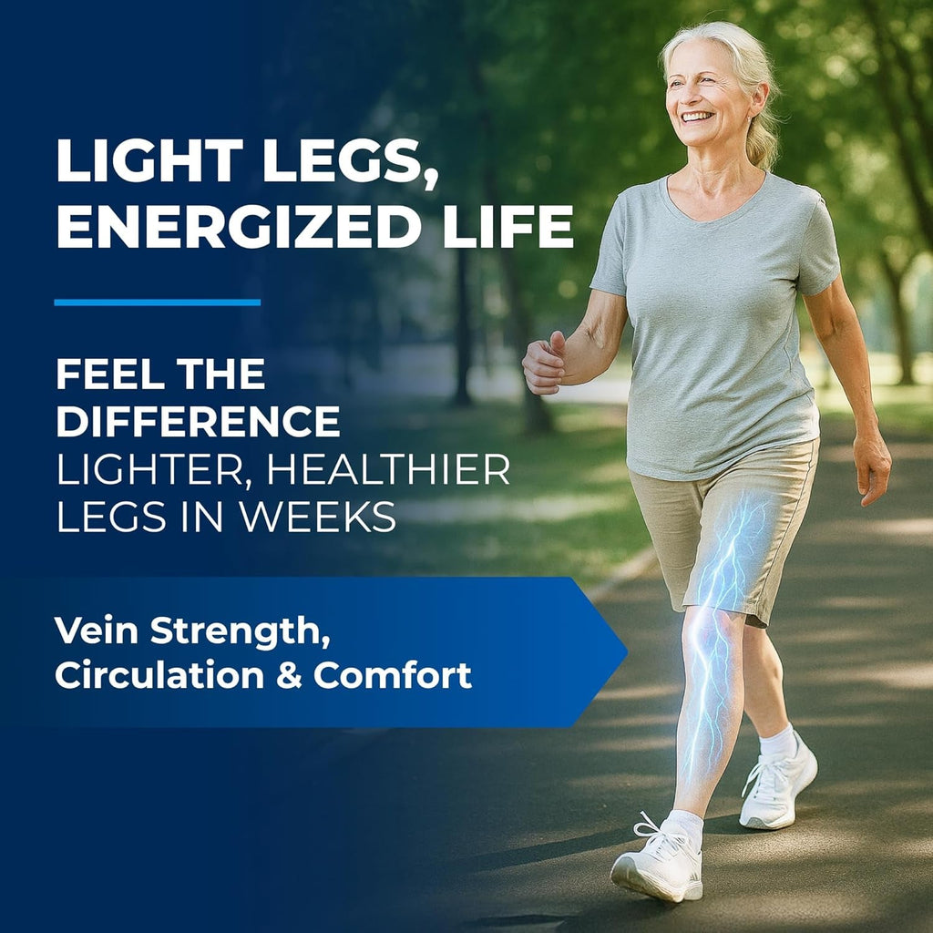 We like Vitamins Vein Vitality 1250Mg Diosmin Hesperidin Complex for Varicose Veins Treatment, Horse Chestnut, Butchers Broom, Bioflavonoids - Supports Blood Circulation for Leg Veins- 60 Capsules