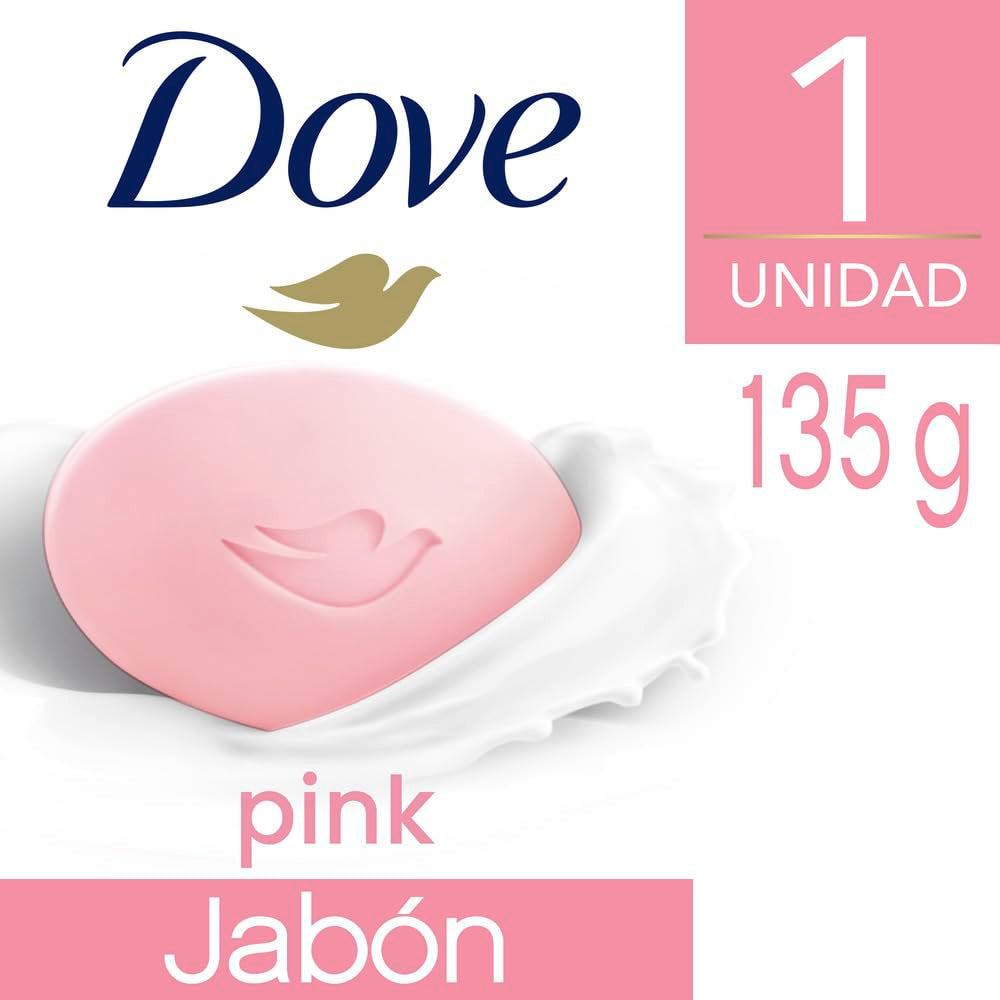 Dove Soap Pink/Rosa 4.75 Ounce / 135G, 4.75 Fl Ounce