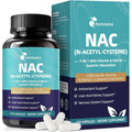 NAC Supplement N-Acetyl Cysteine| NAC 1,000Mg per Serving Capsules for Liver & Kidney Detox, Immune Support & Antioxidants - with Freeform N-Acetyl-L-Cysteine, Vegan, Non-Gmo, 120 Capsules