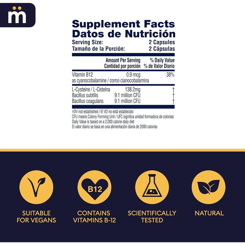Unique Pre-Drinking Supplement for Liver Health Support, Helps Morning Energy with High-Performing Probiotic, L Cysteine & Vitamin B12, Social Evening, Party & Vacation Essentials, 30 Capsules