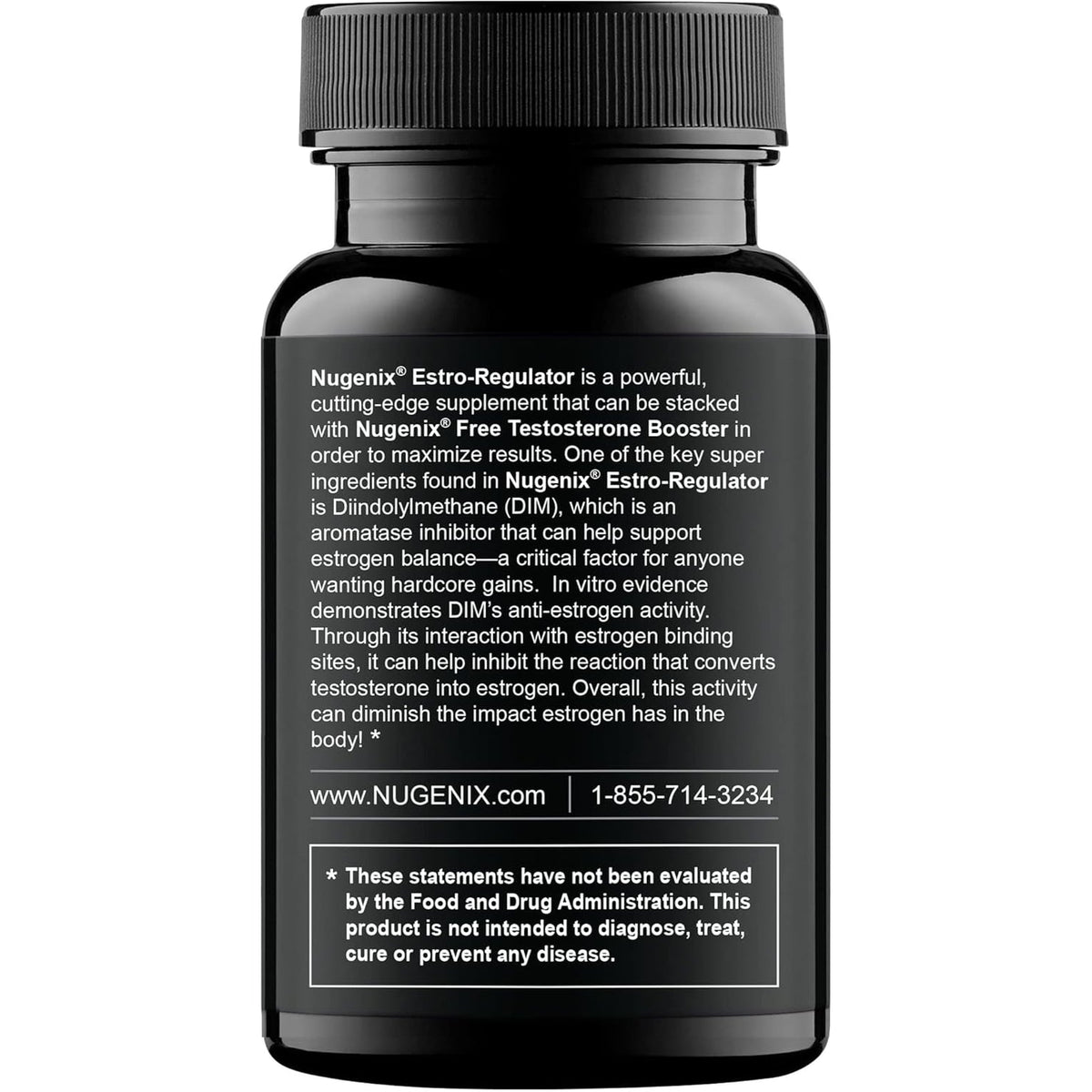 Nugenix Estro-Regulator - DIM Supplement, Estrogen Blocker for Men and Aromatase Inhibitor, Testosterone Booster - 60 Capsules