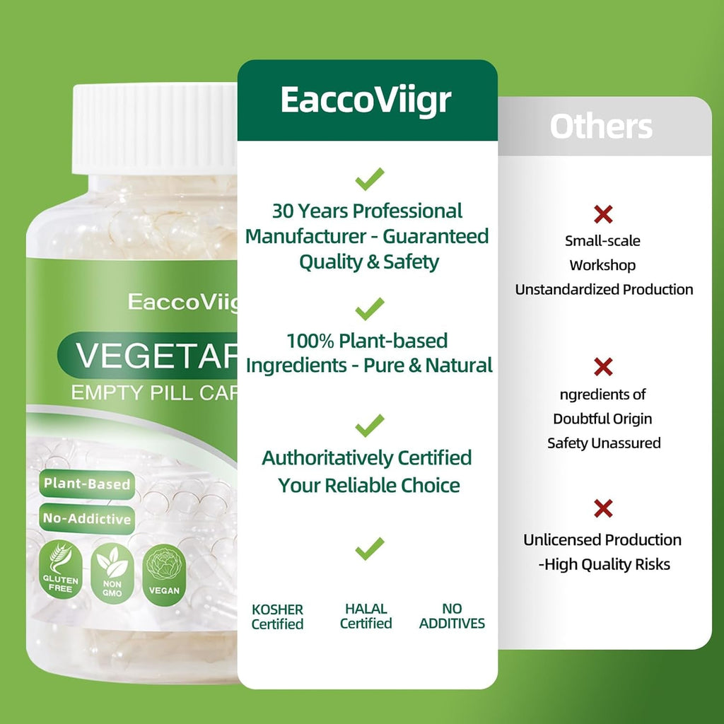 Size 0 Empty Capsules - 100 Count Clear Empty Pill Capsules with Capsule Filling Kit, Fillable Vegan Vegetarian Capsule Empty for Vitamins, Easy for DIY Supplements