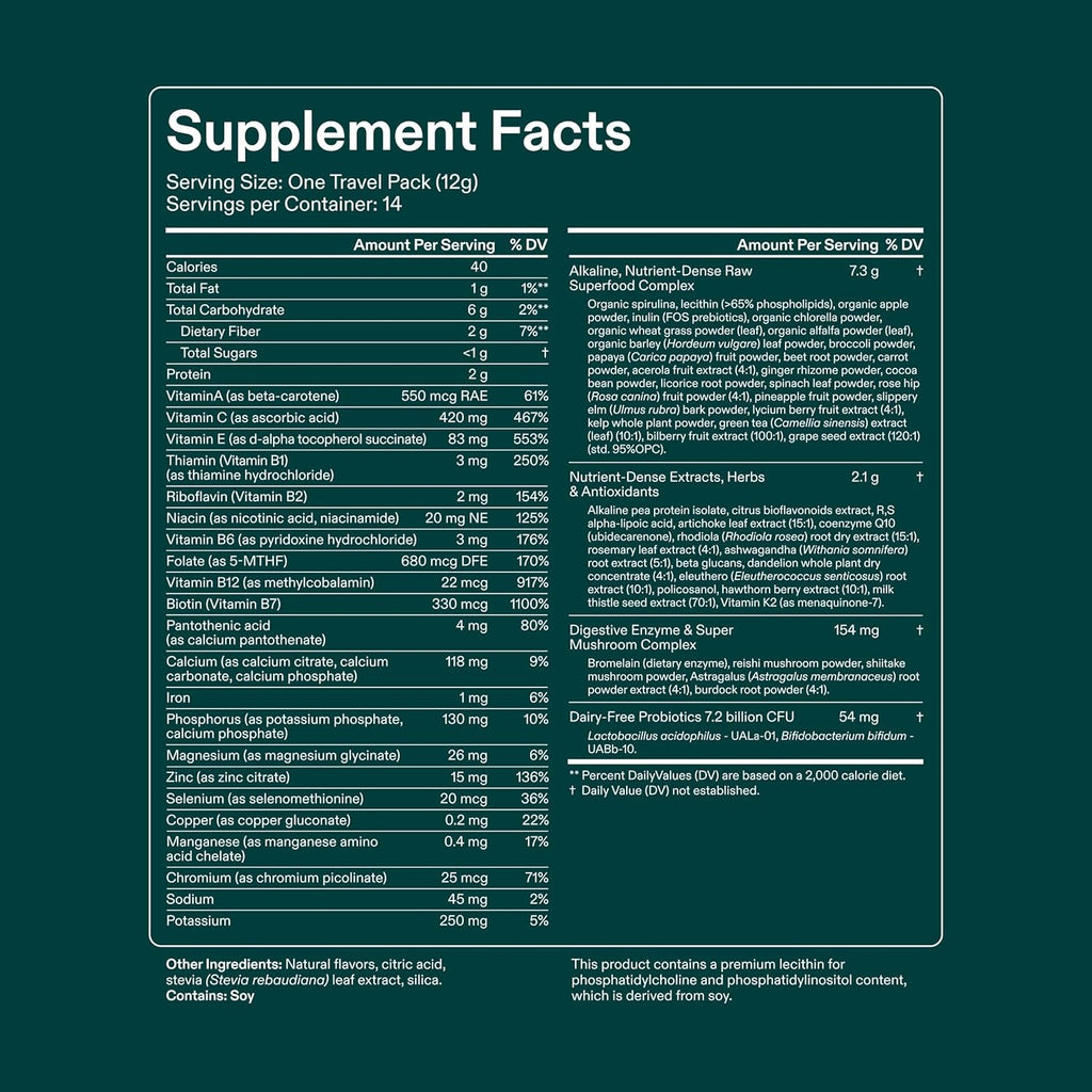 AG1 Greens Powder Supplement | Improve Gut Health | Multivitamin, Probiotic, Gluten Free, Vegan and Keto Friendly | Shaker & Scoop Included | 75 Vitamins (Athletic Greens), Classic Formula