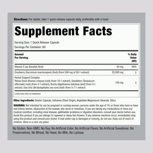 Piping Rock Kidney Support Supplement | 60 Capsules | Care & Restore Formula | for Men and Women | Non-Gmo, Gluten Free