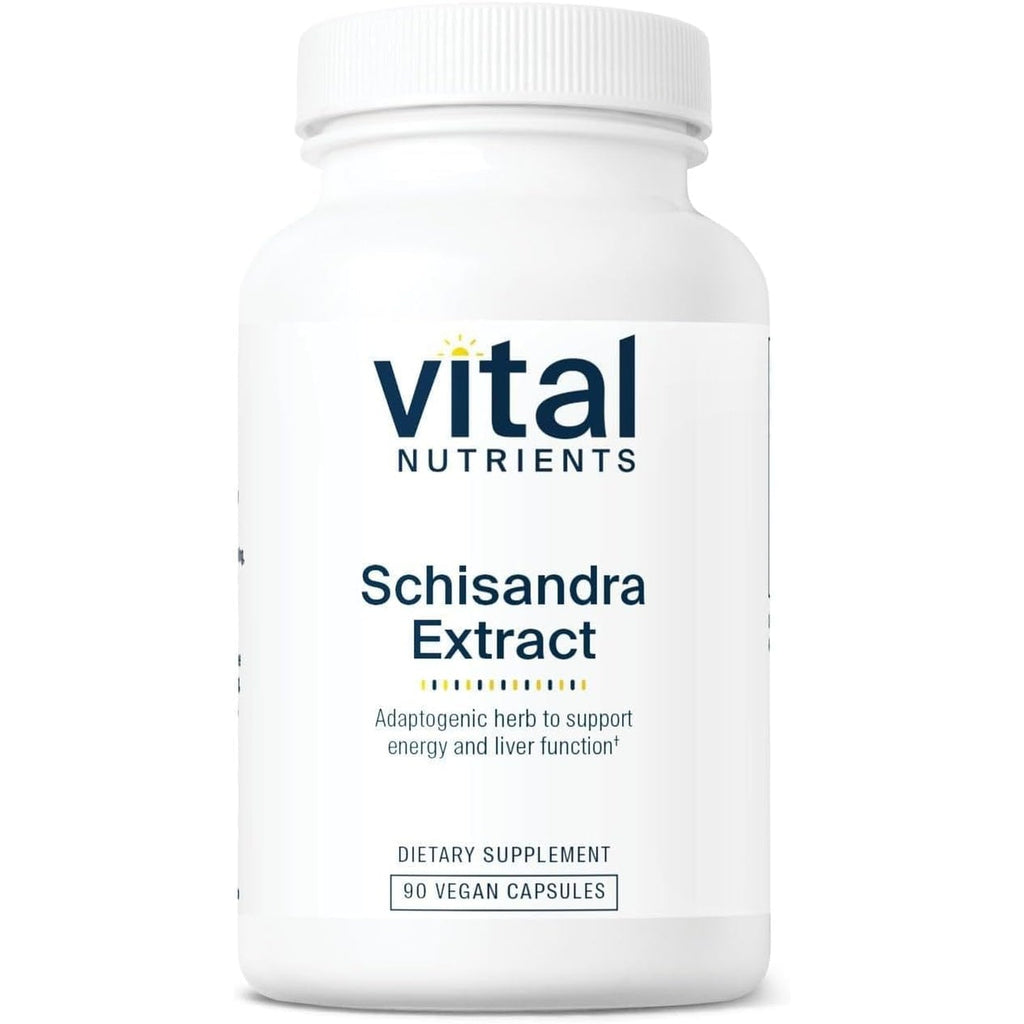 Vital Nutrients - Schisandra Extract - Liver, Immune, Energy, and Endurance Support - 90 Vegetarian Capsules per Bottle - 1000 Mg