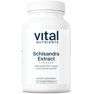 Vital Nutrients - Schisandra Extract - Liver, Immune, Energy, and Endurance Support - 90 Vegetarian Capsules per Bottle - 1000 Mg