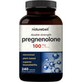 Naturebell Pregnenolone 100Mg, 240 Capsules | 99% Purity, Micronized Grade for Higher Absorption, Plant Based – Natural Precursor, Brain, & Immune Health Supplement – Non-Gmo, Soy Free