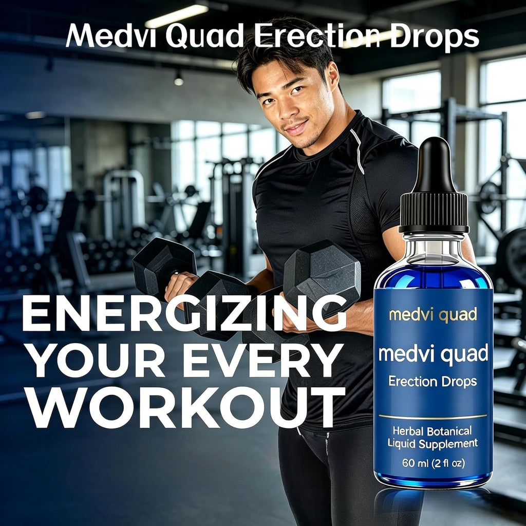 Erection Drops, Herbal Liquid Supplement with Macagun, Ginseng and Other Formula, Quick Absorption, Daily Energy & Performance Suppor, 60Ml