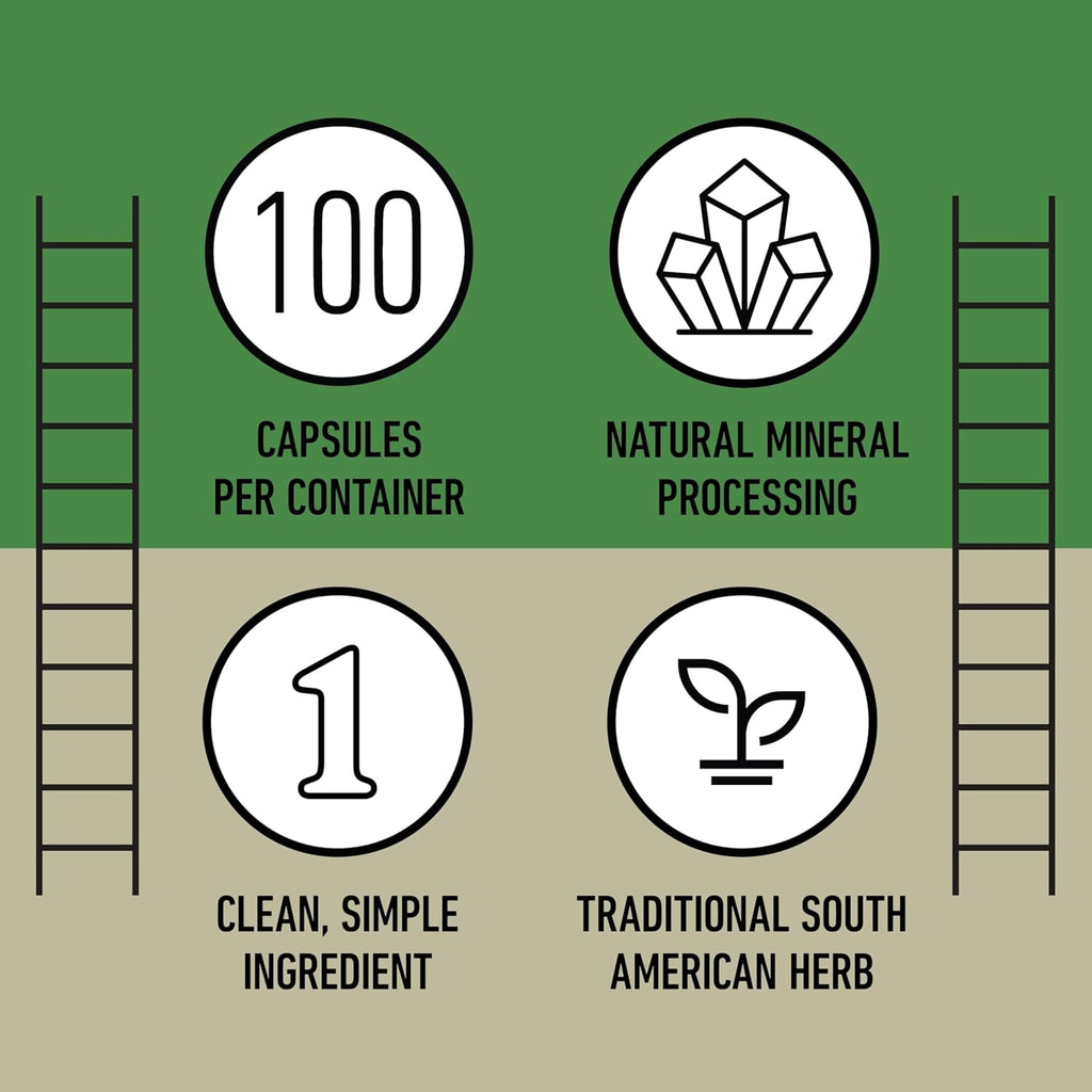 Chanca Piedra Organic Capsules 500Mg - Phyllanthus Niruri Stonebreaker Extract, Kidney Gallbladder Liver Support, 100 Chanca Piedra Capsules, Non GMO, Alcohol Free, Vegan Herbal Supplement Made in USA