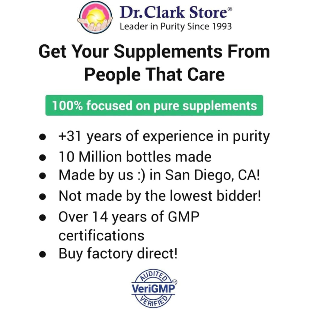 Dr Clark Store Wormwood Super W Blend 330 Mg, 100 Capsules, 100 Day Supply, Traditional Botanical Supplement to Support Healthy Digestive Balance and Internal Cleansing Routines, Non-Gmo & Gluten Free