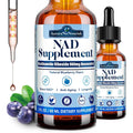 NAD Supplements for Women & Men, Liposomal NAD Nicotinamide Riboside Resveratrol 900Mg W. Resveratrol, Quercetin, Collagen, Niacin, Biotin Support Anti-Aging, Longevity, Energy, Focus