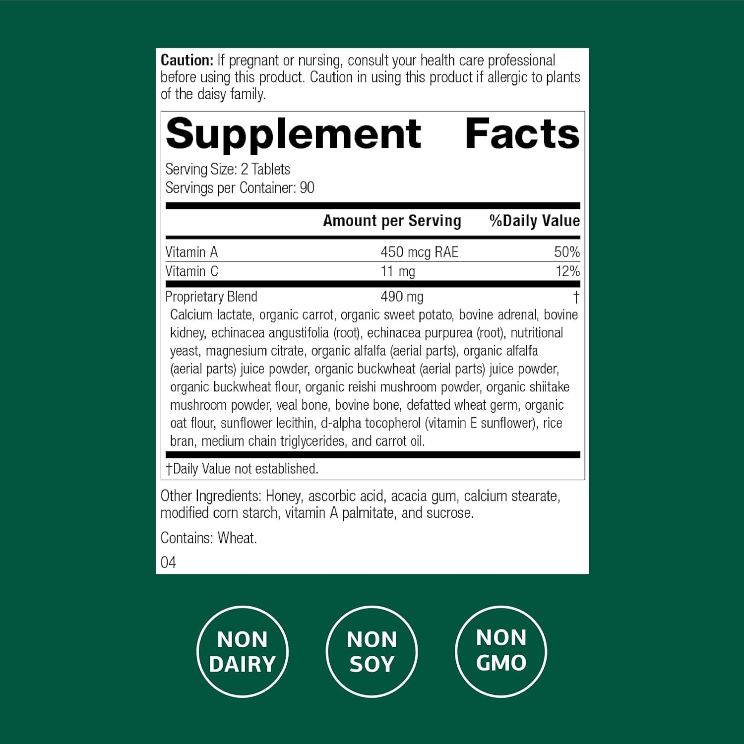 Standard Process Cataplex A-C - Supplement for Immune & Healthy Cell Support with Vitamins C & a - Aids Eye Health - Contains Ingredients with Antioxidant Activity - 180 Tablets (90 Servings)