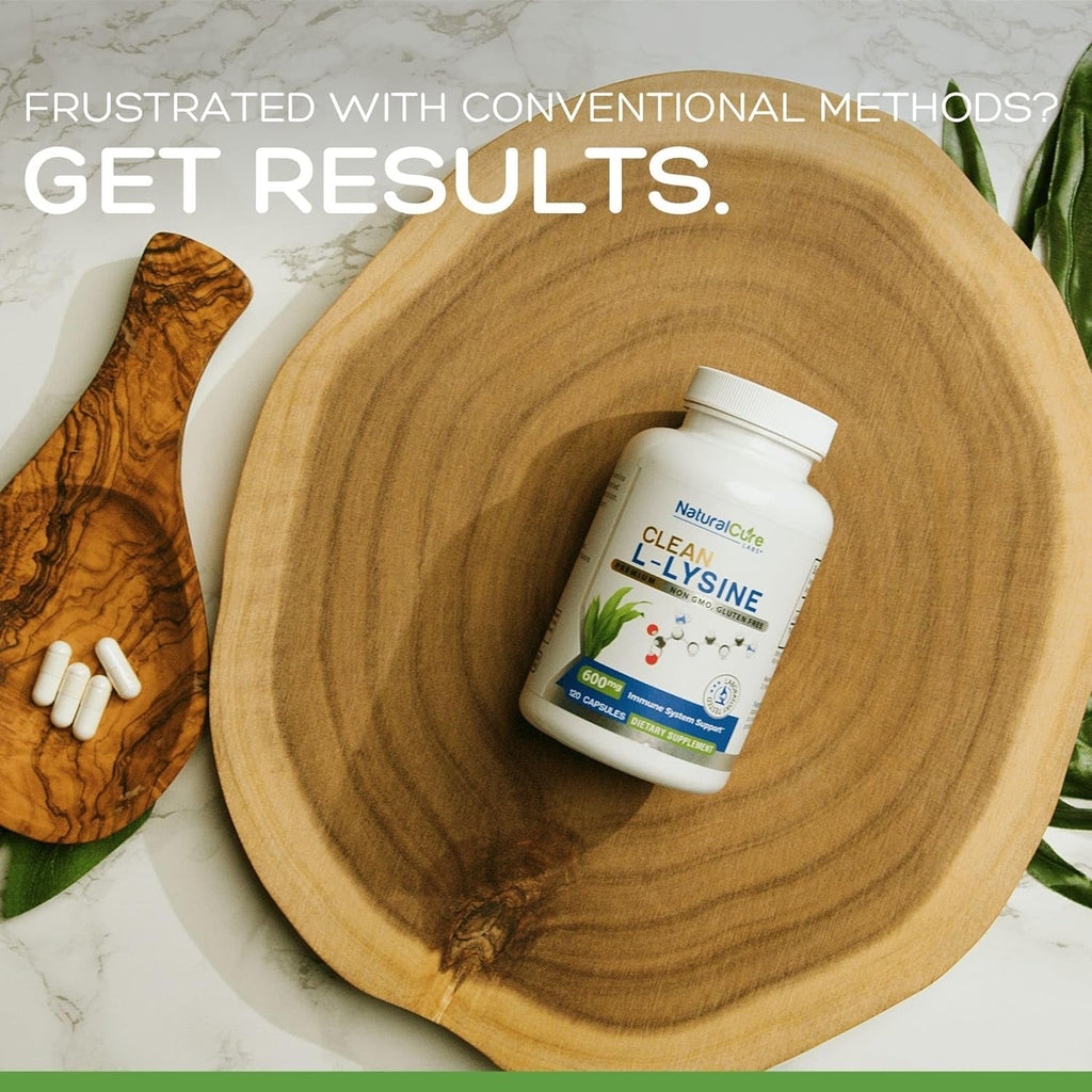Palmara Health Clean L-Lysine 600Mg, 120 Capsules | Vegan, Non-Gmo, & Gluten Free