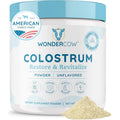 WONDERCOW Colostrum Supplement Powder for Gut Health, Immune Support & Wellness | Natural Igg Pure Whole Bovine Colostrum Superfood, Unflavored, 60 Servings