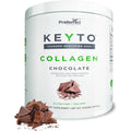 Keto Collagen Protein Powder with MCT Oil – Keto and Paleo Friendly Grass Fed and Pasture Raised Hydrolyzed Collagen Peptides – Fits Low Carb Diet and Keto Snacks – KEYTO Chocolate Flavor