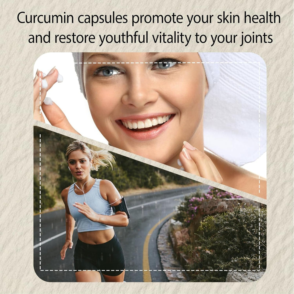 NIVELLE Turmeric Curcumin | Pure Turmeric Curcumin Supplement 1000Mg | 95% Curcuminoids with Bee Propolis, Ginger, MCT Oil, Fat Soluble Vitamin C, & Black Pepper | 120 Capsules (1)