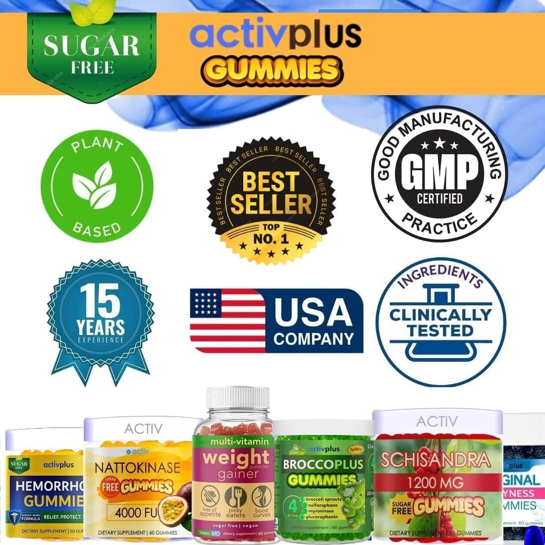 Hemorrhoid Treatment to Reduce Re-Occurrences & Easier Regularity with Stool Softener | 7 Clinically Studied Hemorrhoid Ingredients | Plant-Based Sugar Free Lemon 60 Vegan Gummies