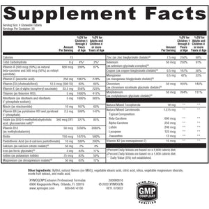 XYMOGEN Activnutrients Chewable - Children’S Multivitamin for Wellness Support - Antioxidant & Micronutrition Support - Non-Gmo & Gluten-Free - Mixed Berry Flavor - 120 Count