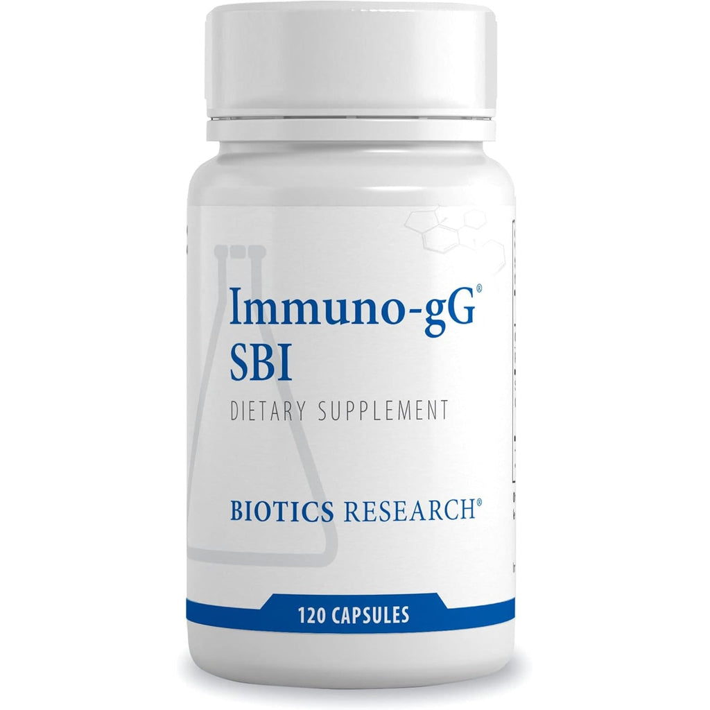 BIOTICS RESEARCH Ultimate Immuno-Gg® SBI, Complete Gut Health and Immune Support, Dairy Free, Immunoglobulin Concentrate for Immunity and Enhanced Digestive Support, Gut-Friendly, Allergen Free.