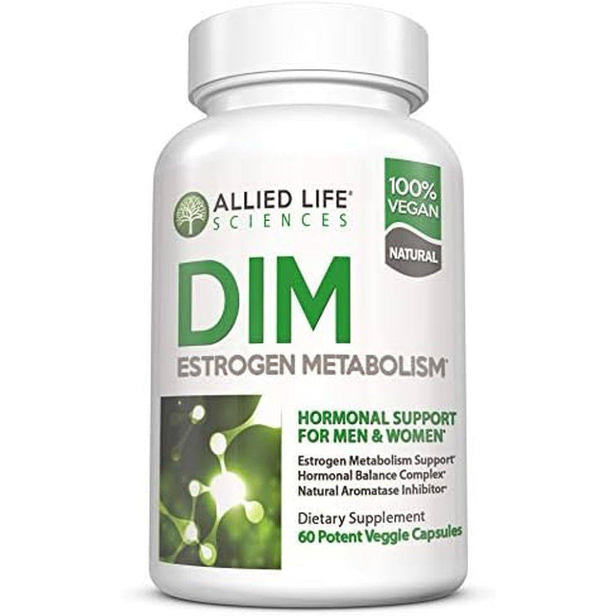 DIM Supplement, 300 Mg Diindolylmethane plus Broccoli Seeds Extract Pills, Vegan Non-Gmo, 60 Capsules | Made in the USA