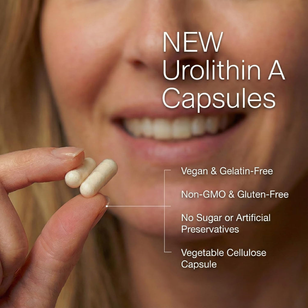 Urolithin a 1000Mg Supplement - 99.9% High Purity for Cellular Vitality, Longevity & Muscle Support - 120 Capsules, 60-Day Supply - Non-Gmo, Third Party Tested