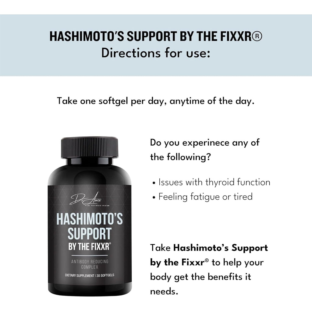Hashimoto'S Support by Dr. Amie | Antibody Reducing Complex | 30 Day Supply, 30 Softgels