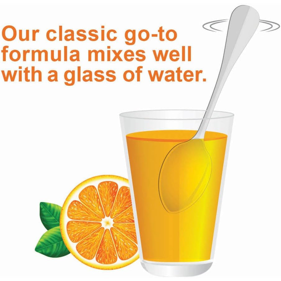 CITRUCEL Fiber Powder for Occasional Constipation Relief, Methylcellulose Fiber Powder, Orange Flavor - 30 Ounces