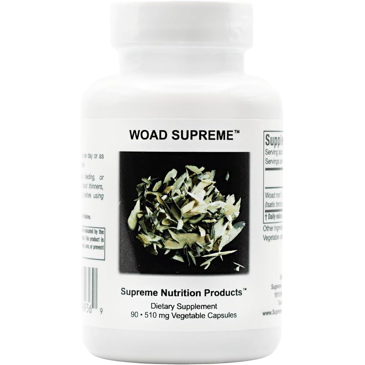 Supreme Nutrition Woad Supreme, 90 Pure Isatis Root Vegetarian Capsules