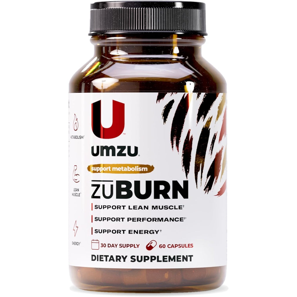 UMZU Zuburn Energy Support Supplement, (30 Day Supply) – Caffeine Mitoburn Capsimax Grains of Paradise B6 & B12 – Energy Supplements for Daily Energy, Focus & Active Lifestyle Support General Wellness