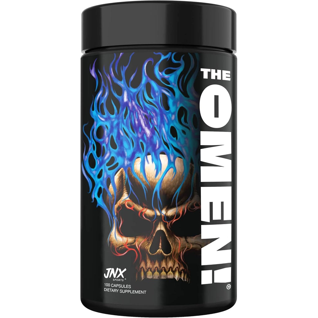 JNX SPORTS the Omen! Non‑Stimulant Thermogenic Fat Burner for Men & Women | Weight Loss Supplement, Caffeine‑Free & Appetite Suppressant | 100 Capsules